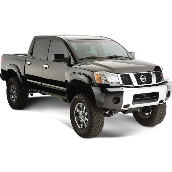 04-15 TITAN W/ DRIVER SIDE BEDSIDE LOCKBOX POCKET STYLE FENDER FLARES